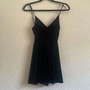 Flirty velvet romper